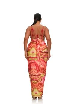 Aiko Crop Top-Sunset<Andrea Iyamah Sale