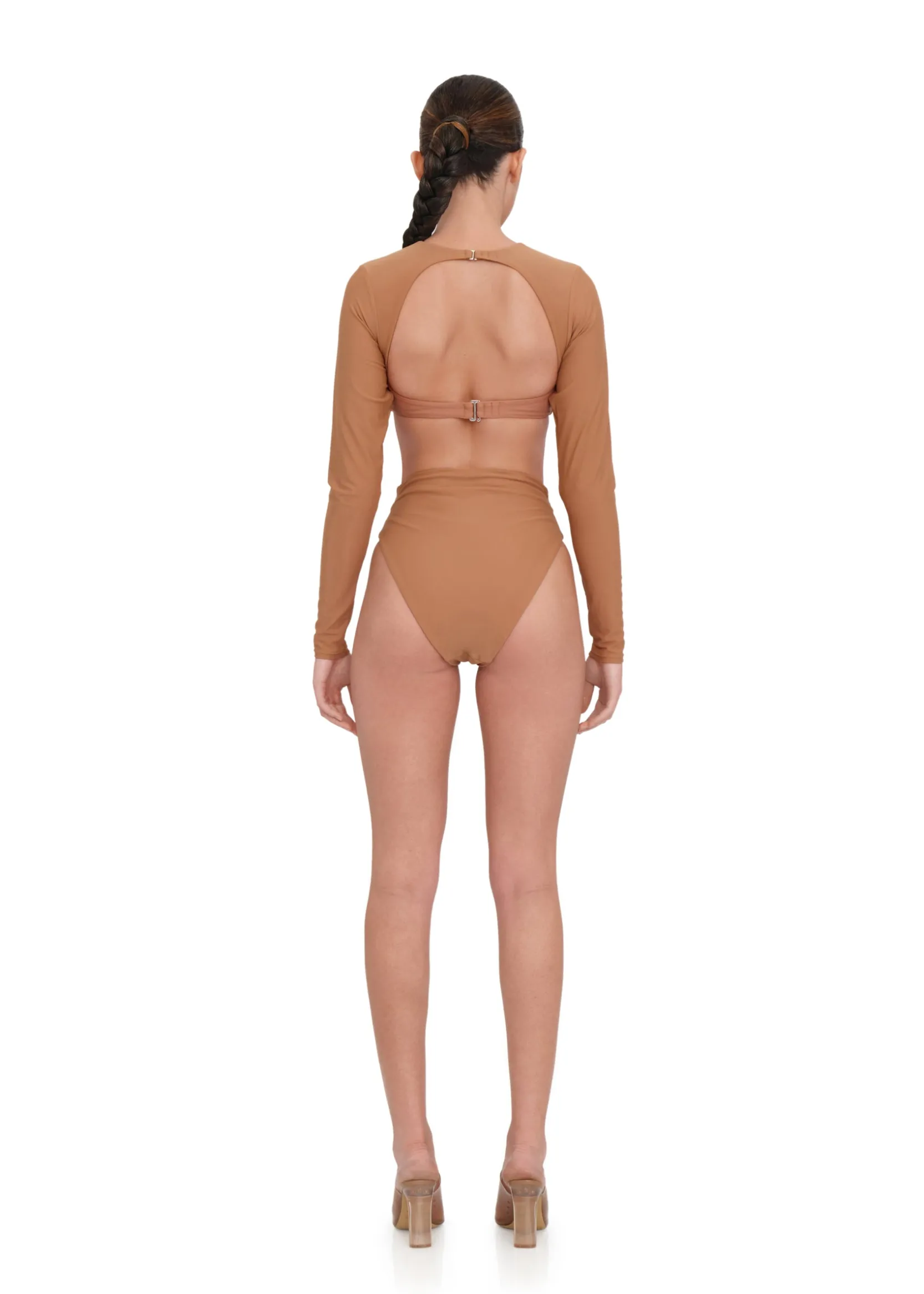 Akacia Nude Long Sleeve Bikini<Andrea Iyamah Fashion