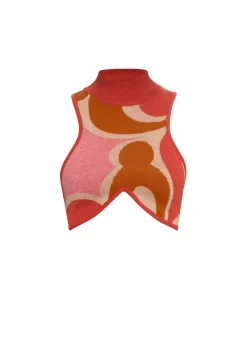 Ally Caro Print Knit Top<Andrea Iyamah Store