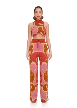 Ally Caro Print Knit Top<Andrea Iyamah Store