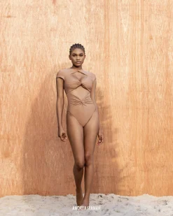 Aluna Nude One Piece Swimsuit<Andrea Iyamah Sale