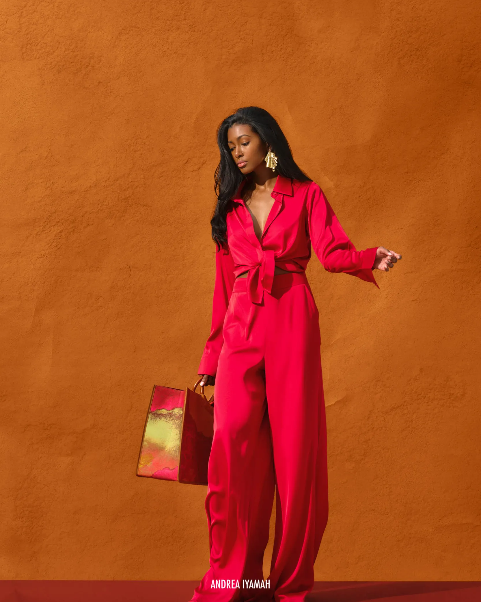 Ara Pants-Ruby<Andrea Iyamah Cheap