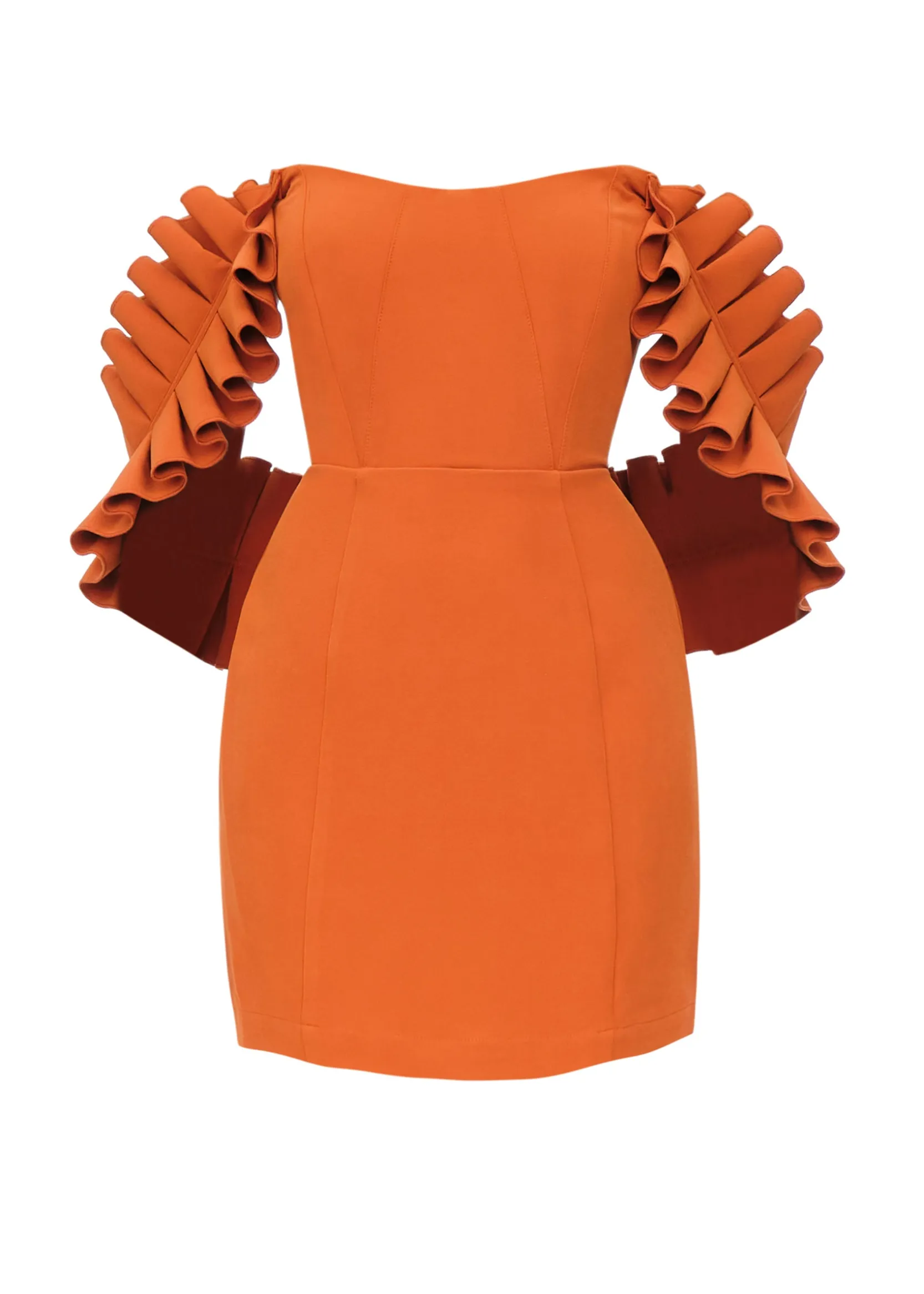 Azo Dress-Tangerine<Andrea Iyamah Sale