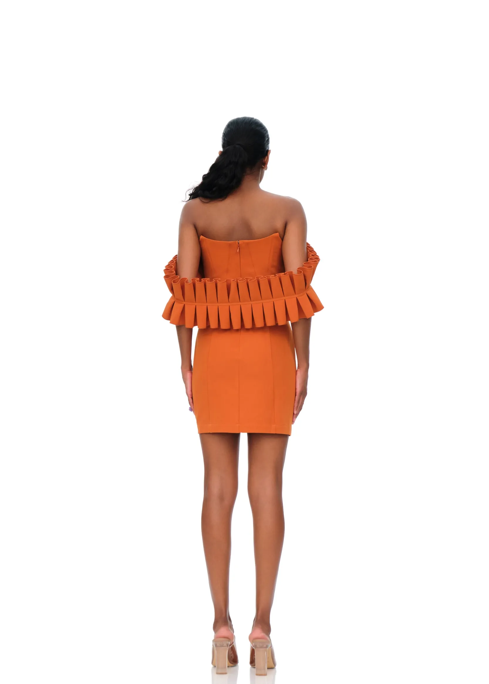 Azo Dress-Tangerine<Andrea Iyamah Sale