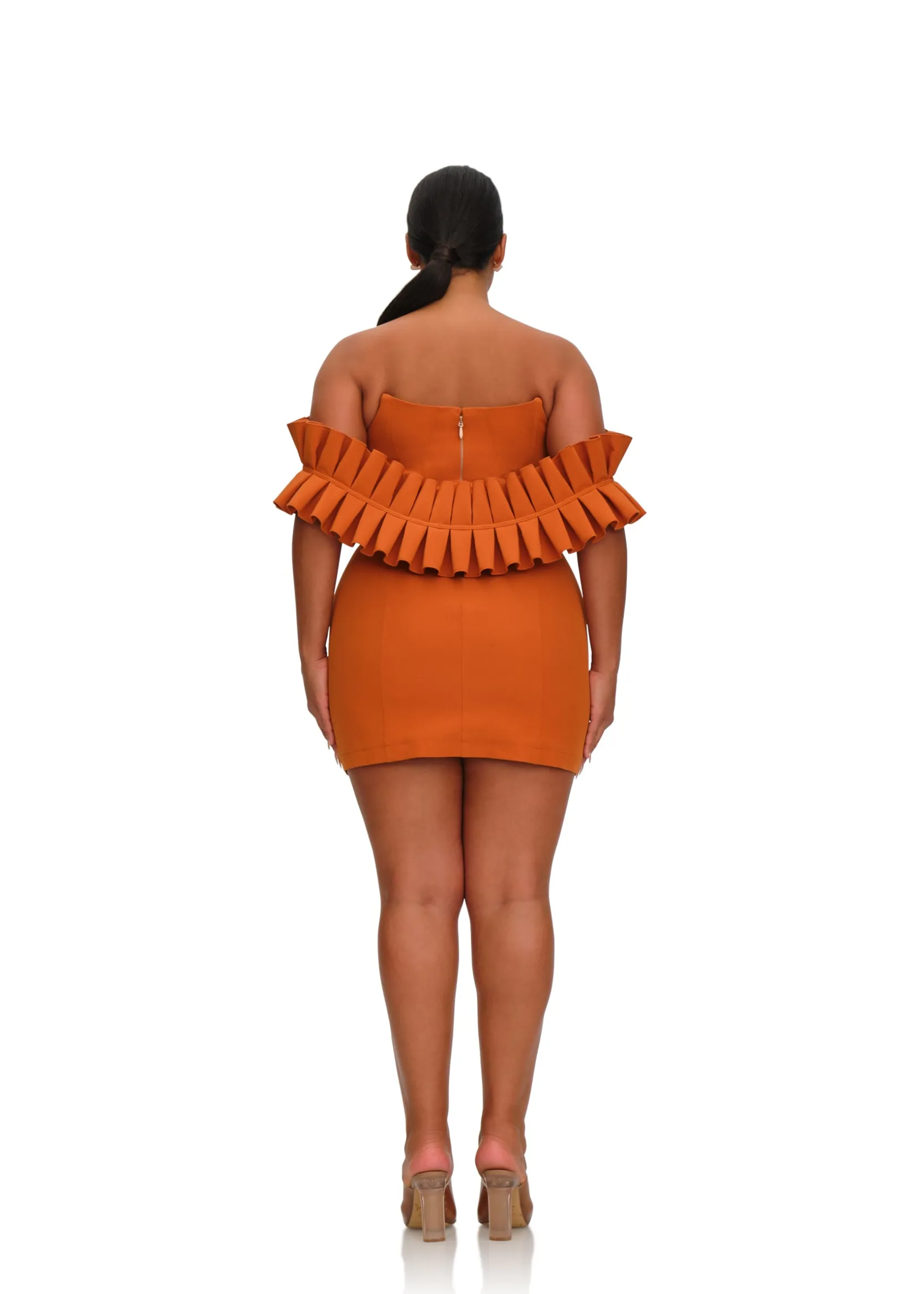 Azo Dress-Tangerine<Andrea Iyamah Sale