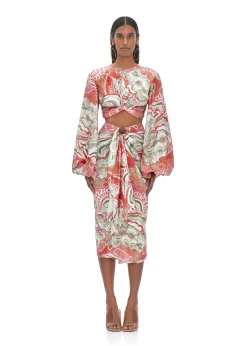 Behati Abstract Mushroom Skirt<Andrea Iyamah Store