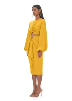 Behati Marigold Skirt<Andrea Iyamah Cheap