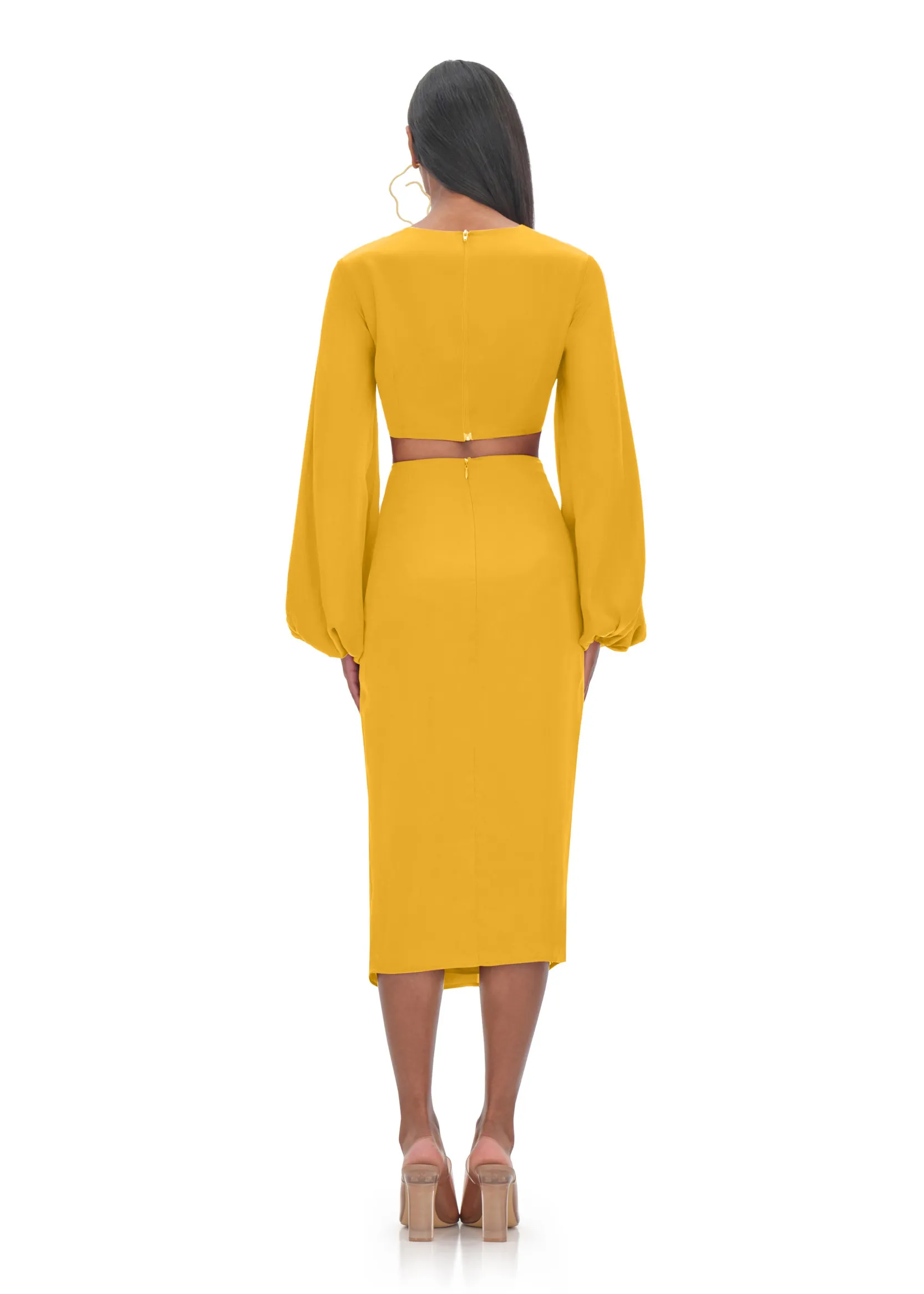 Behati Marigold Skirt<Andrea Iyamah Cheap