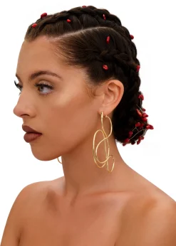 Clef Earrings<Andrea Iyamah Online