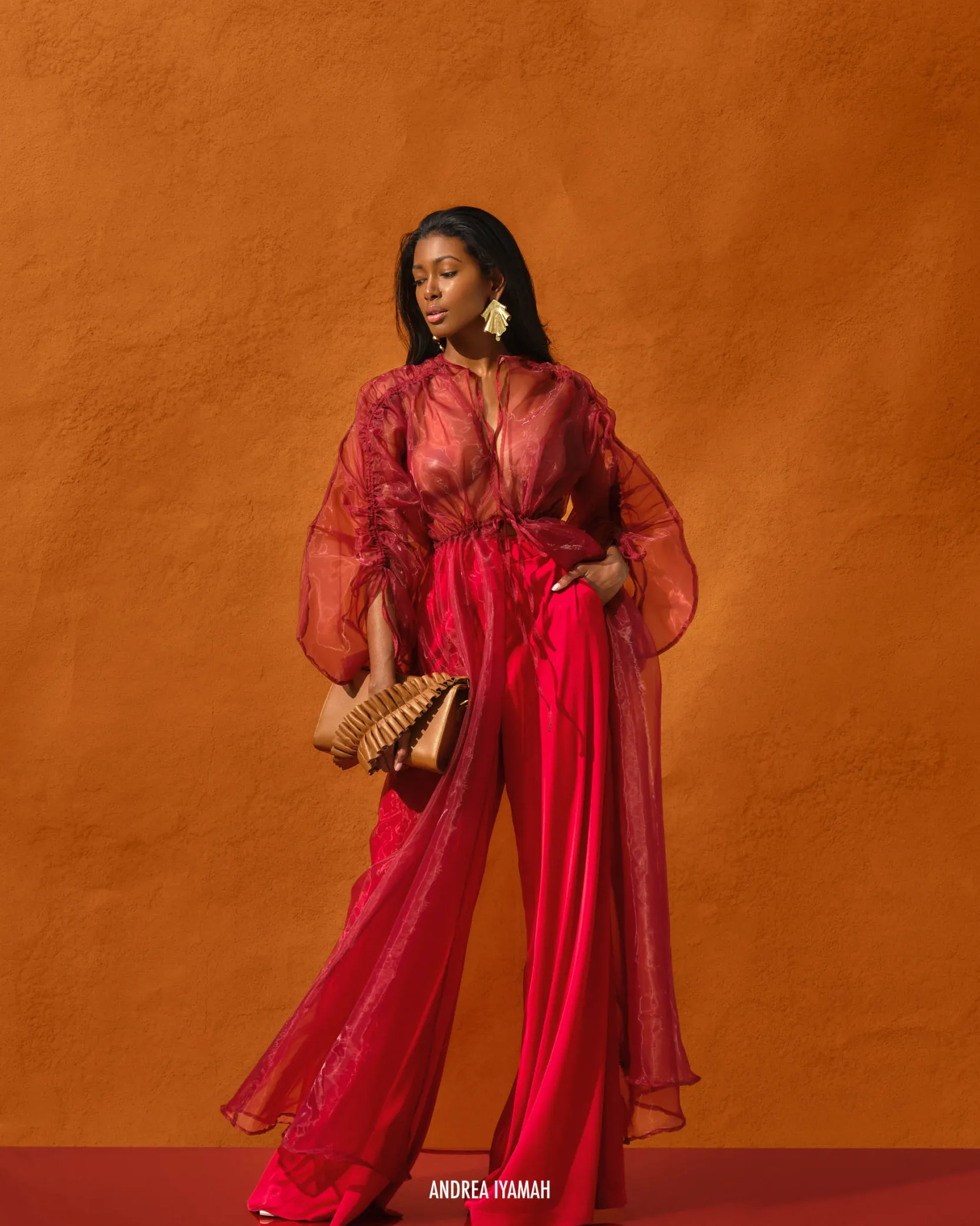 Deko Robe-Wine<Andrea Iyamah Shop
