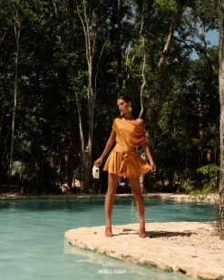 Edah Romper-Gold<Andrea Iyamah New
