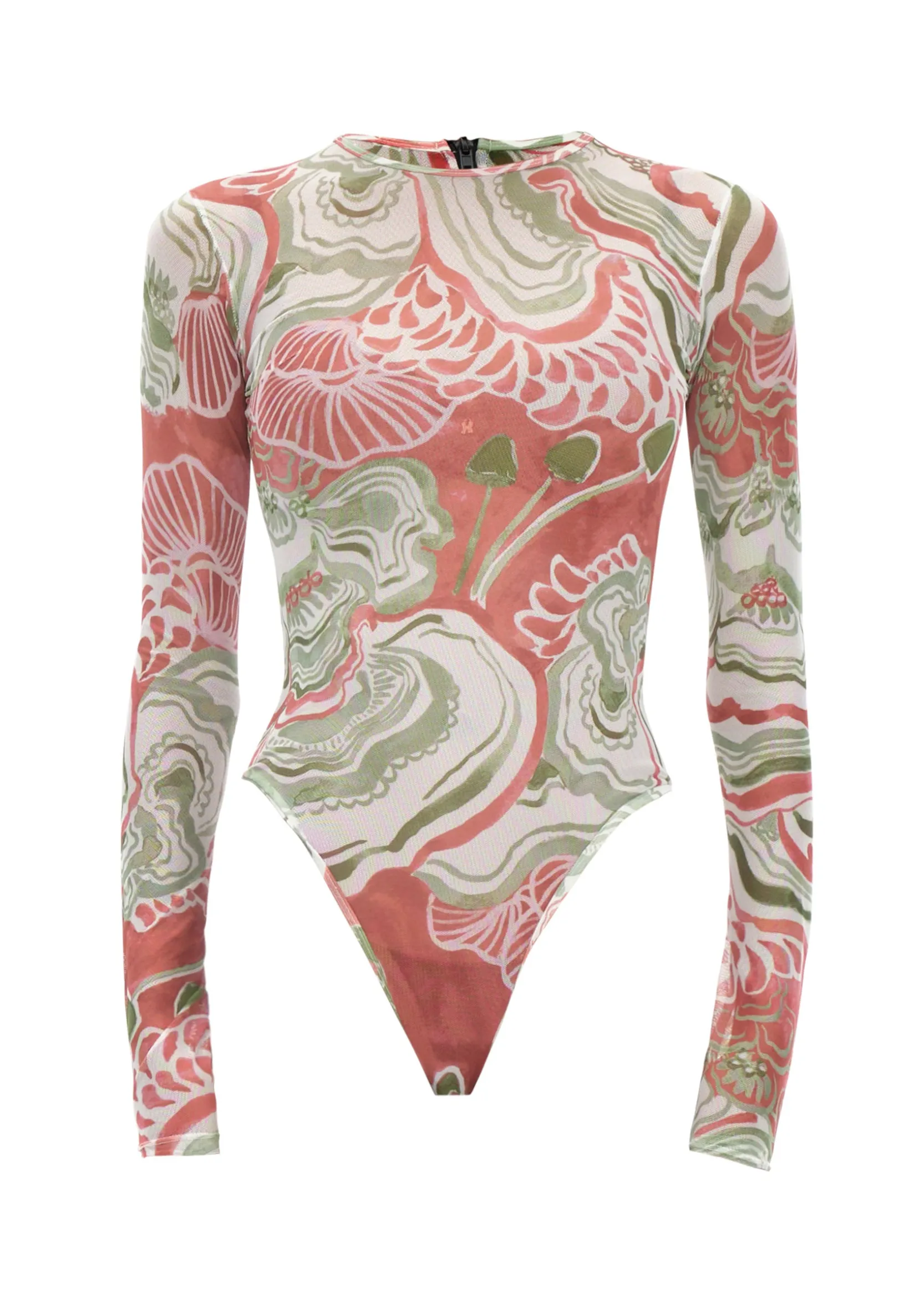 Elle Abstract Mushroom Bodysuit<Andrea Iyamah Best Sale