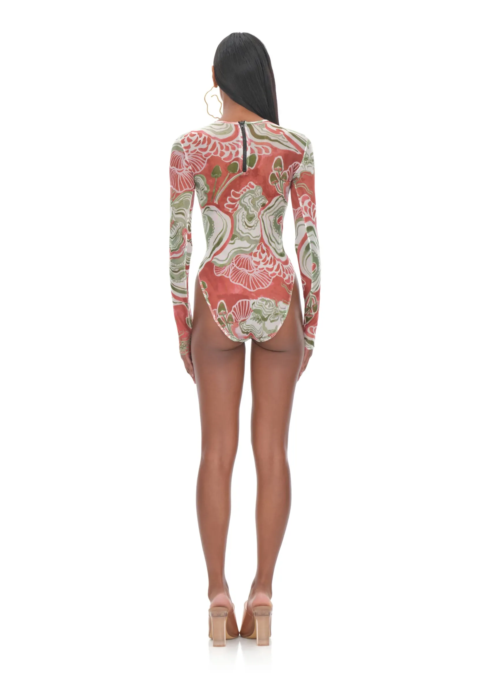 Elle Abstract Mushroom Bodysuit<Andrea Iyamah Best Sale