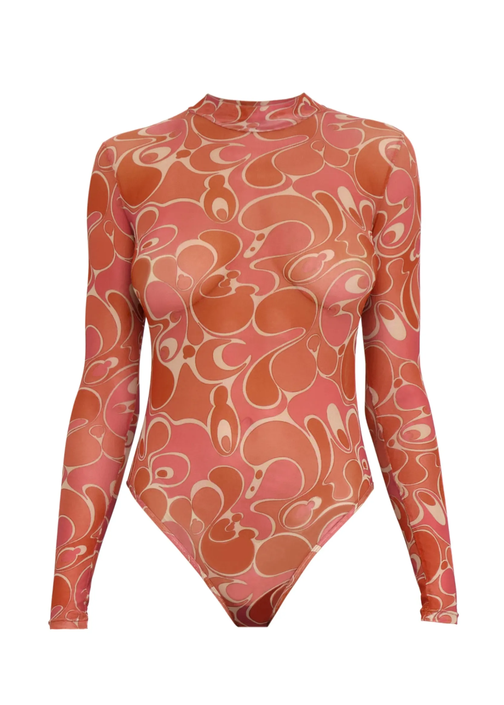 Elle Caro Print Bodysuit<Andrea Iyamah Fashion