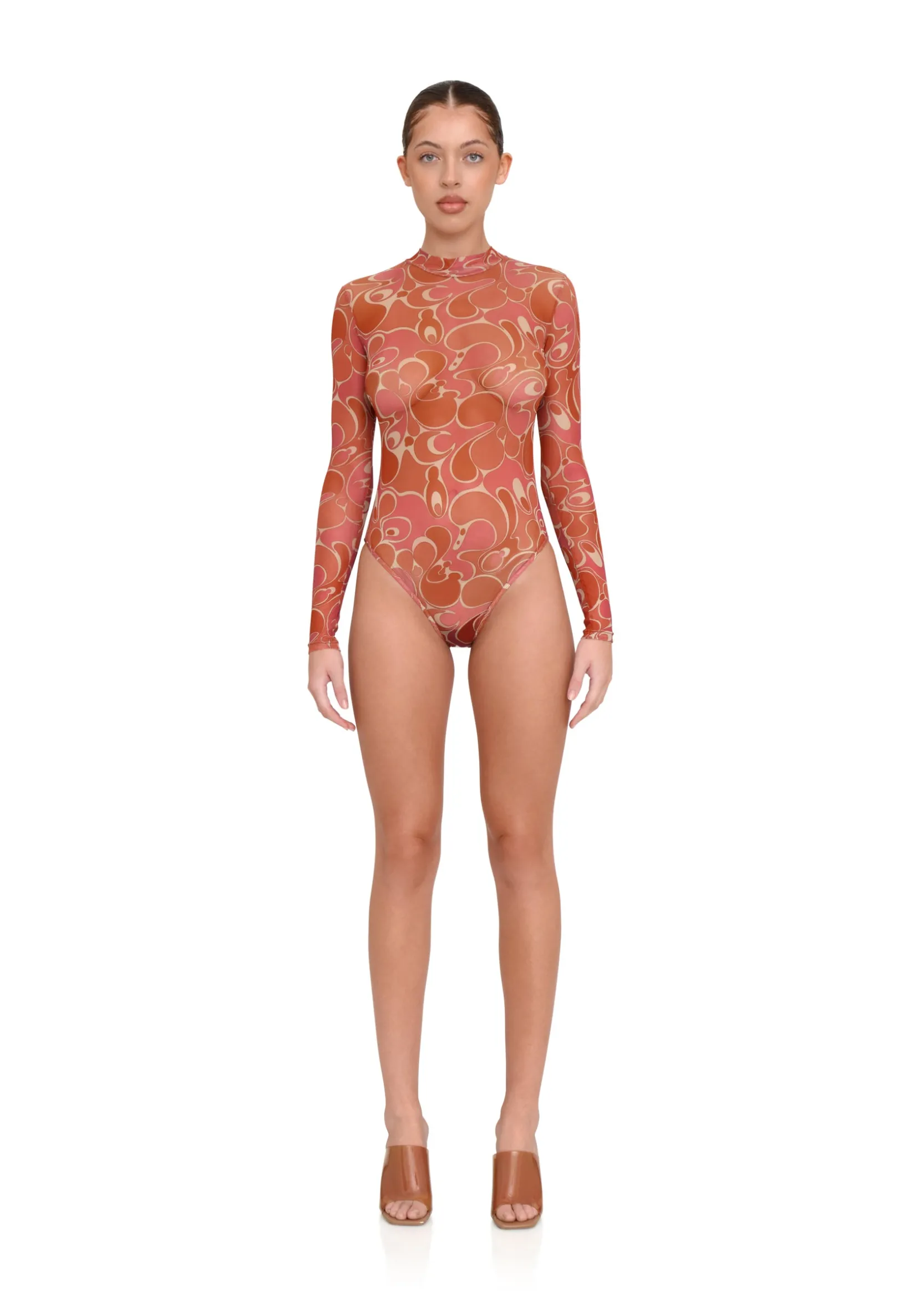 Elle Caro Print Bodysuit<Andrea Iyamah Fashion