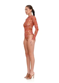 Elle Caro Print Bodysuit<Andrea Iyamah Fashion