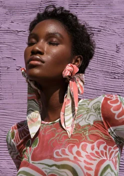 Euca Bow Earring<Andrea Iyamah Shop