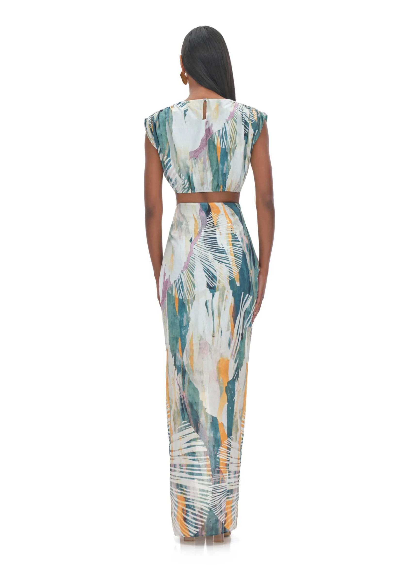 Halima Abstract Bark Cropped Top<Andrea Iyamah Discount