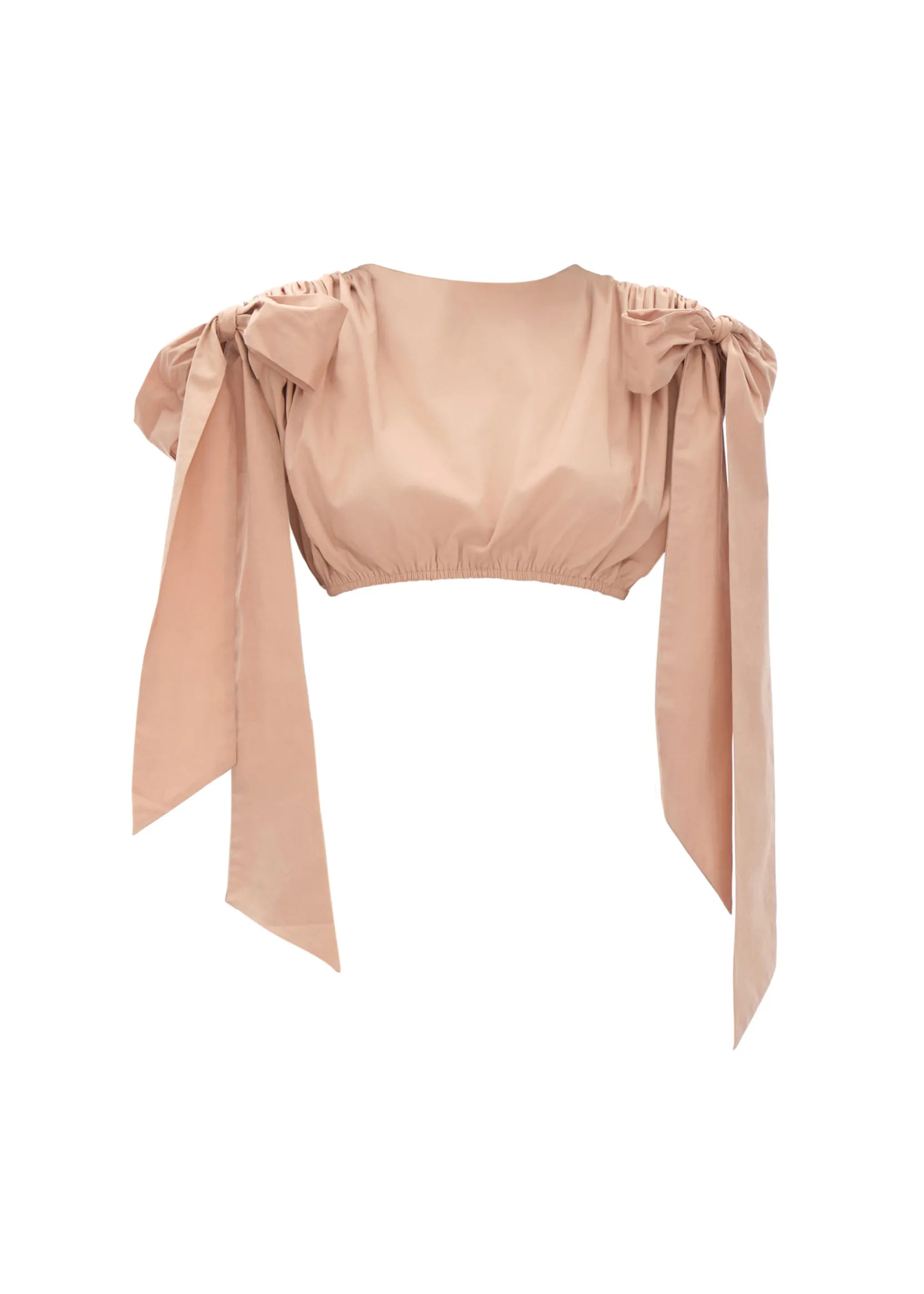 Halima Nude Cropped Top<Andrea Iyamah Discount