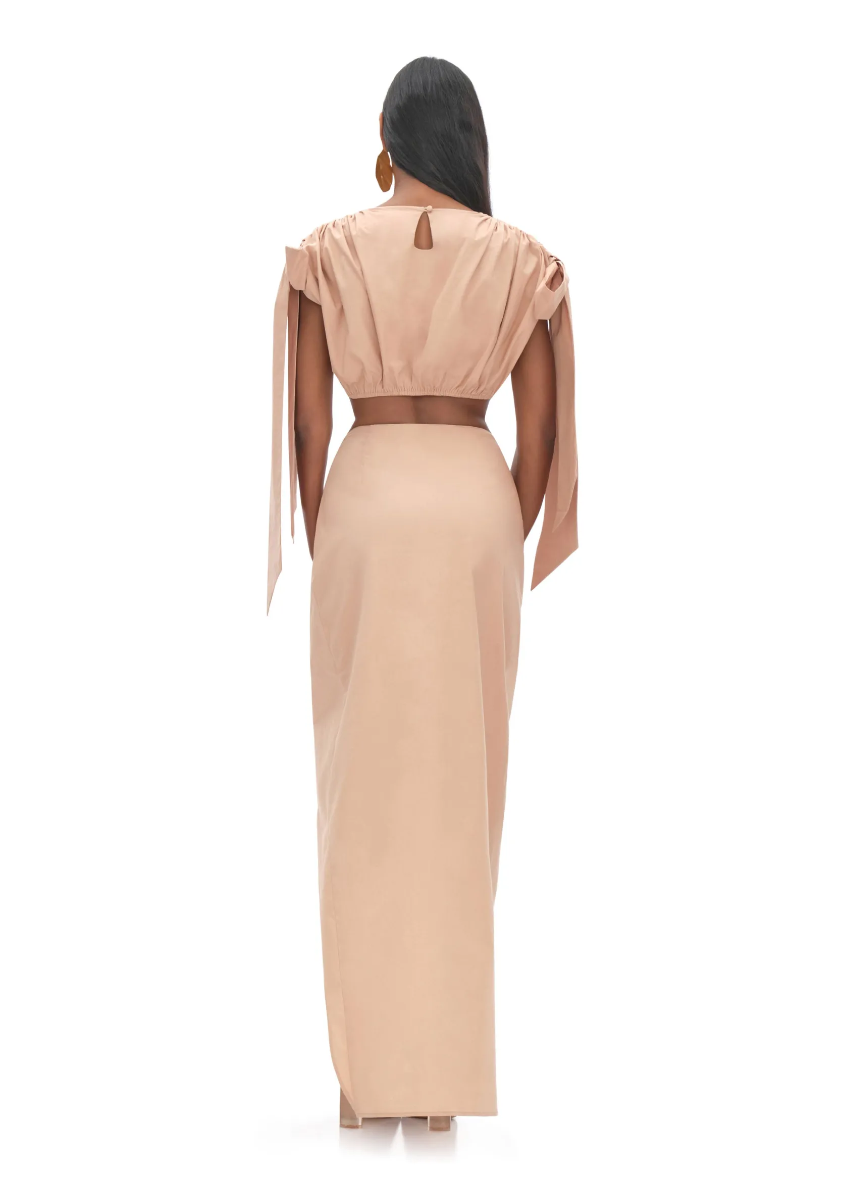 Halima Nude Cropped Top<Andrea Iyamah Discount