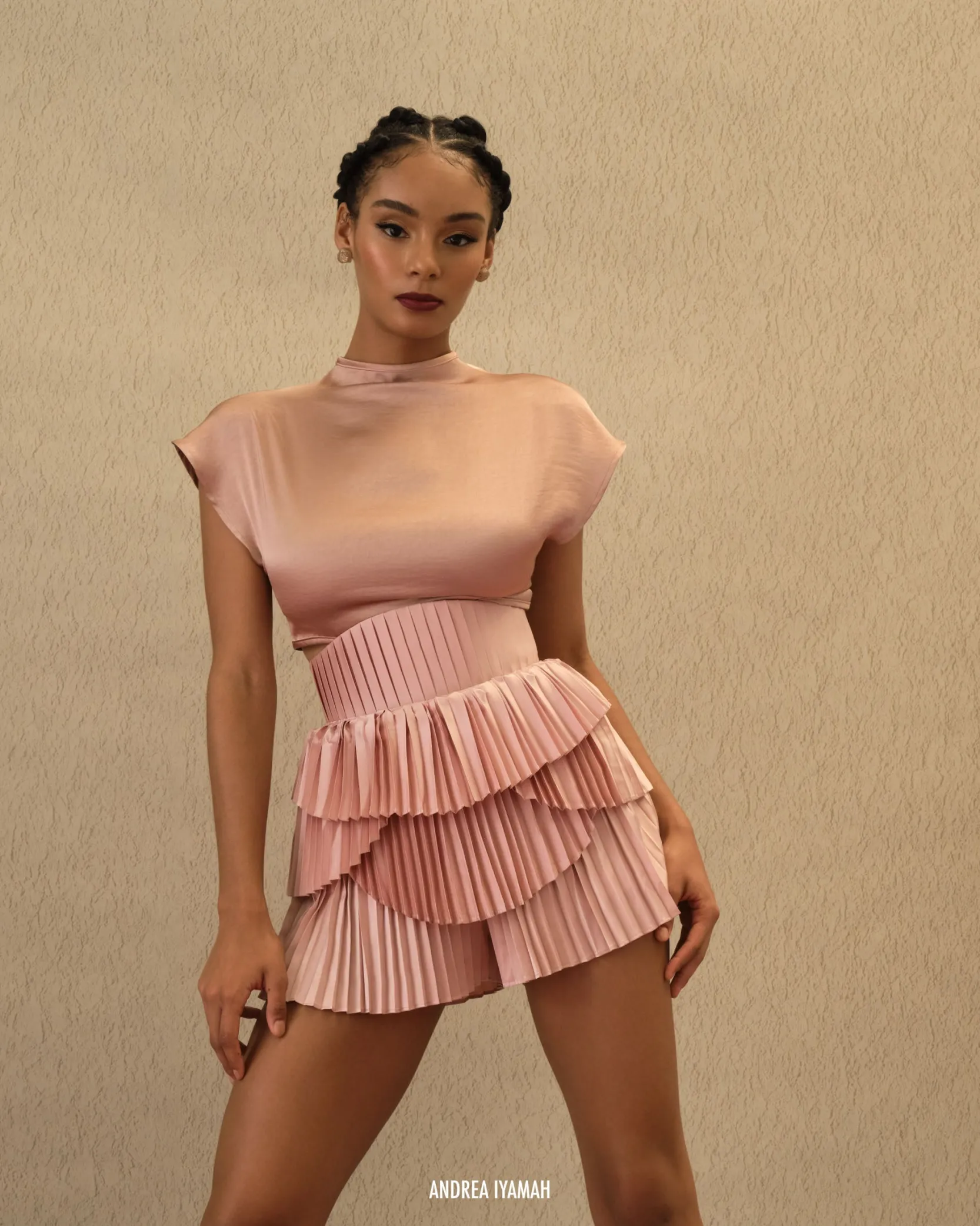 Hibi Shorts-Pearl Pink<Andrea Iyamah Outlet