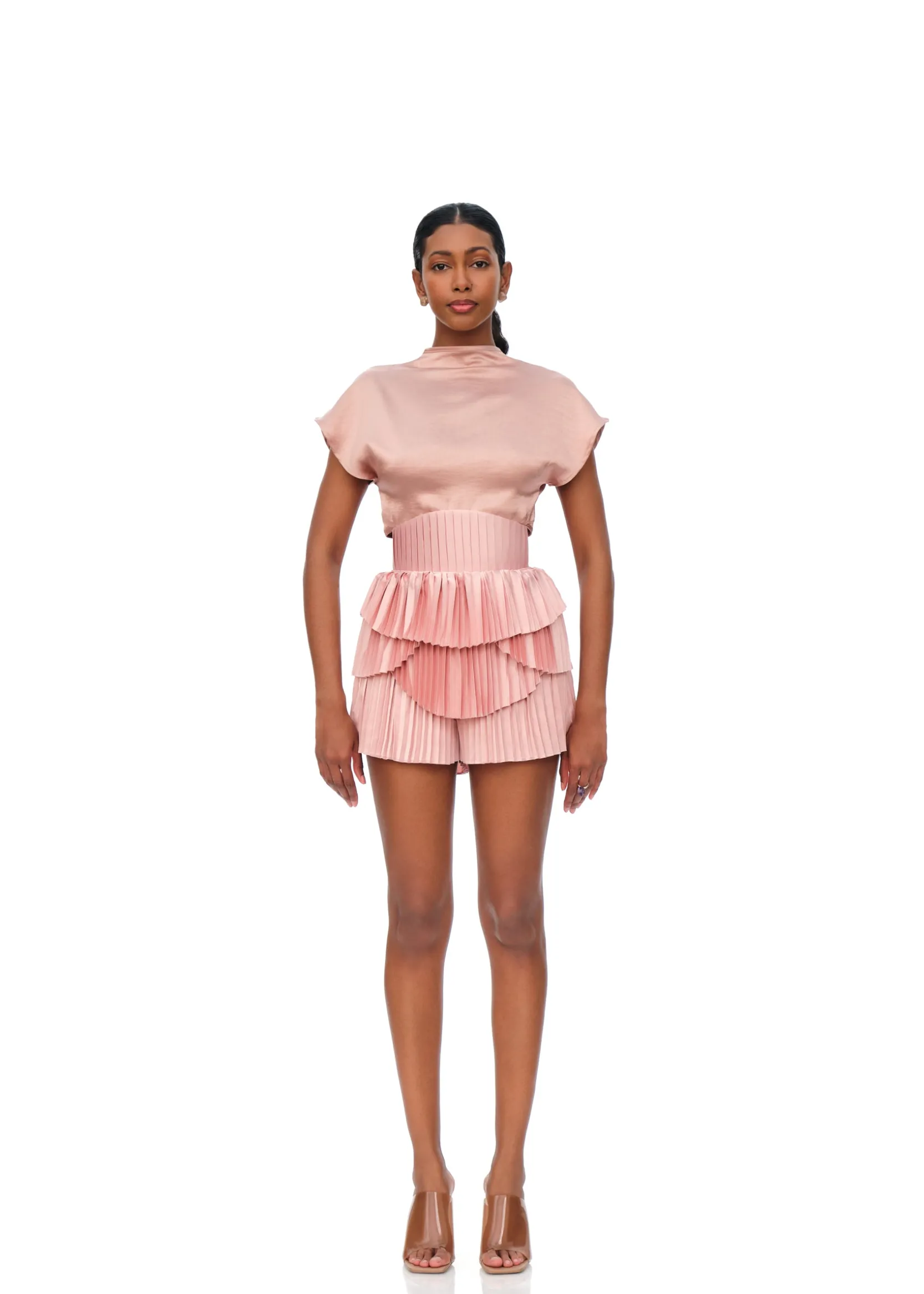 Hibi Shorts-Pearl Pink<Andrea Iyamah Outlet