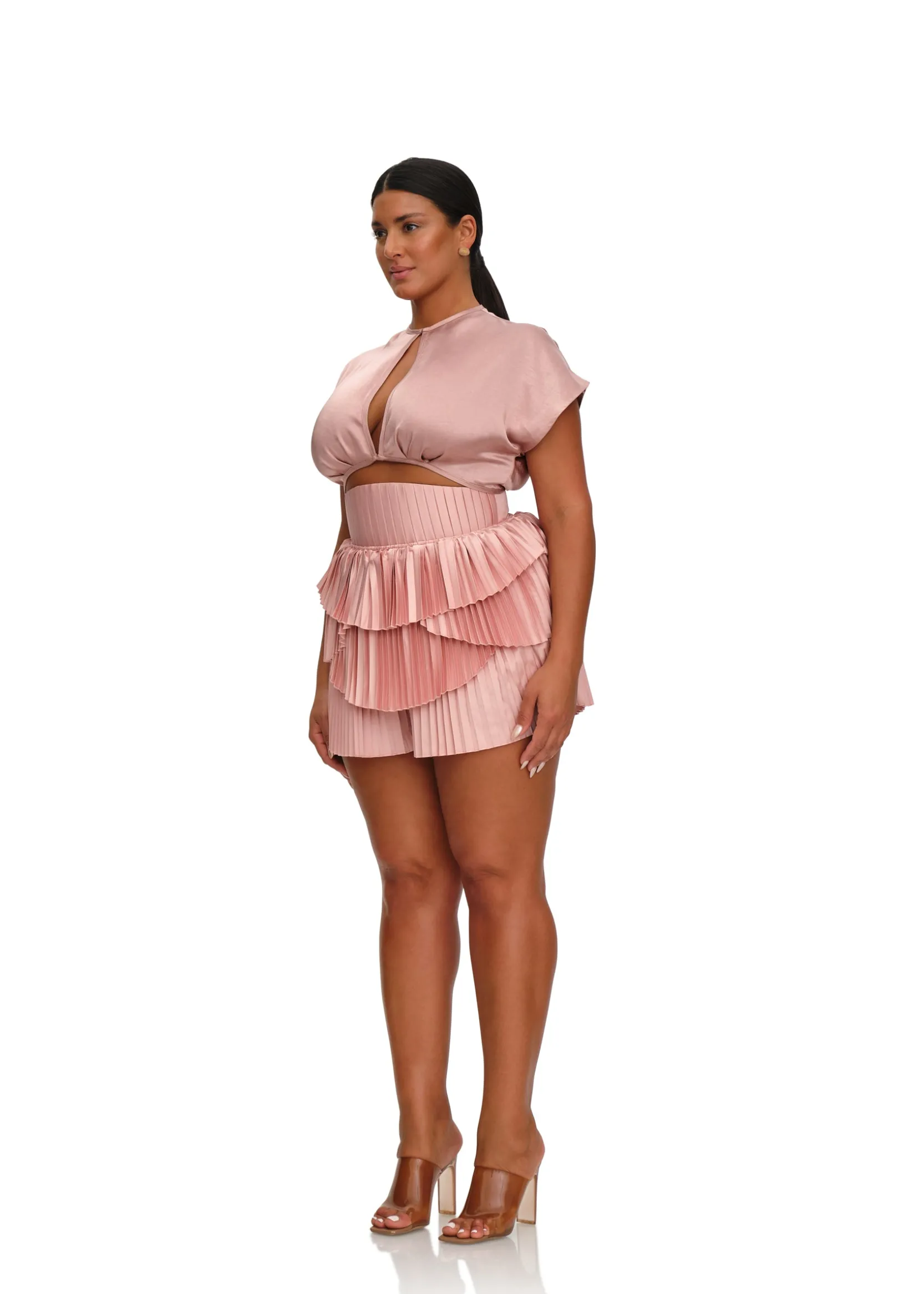 Hibi Shorts-Pearl Pink<Andrea Iyamah Outlet