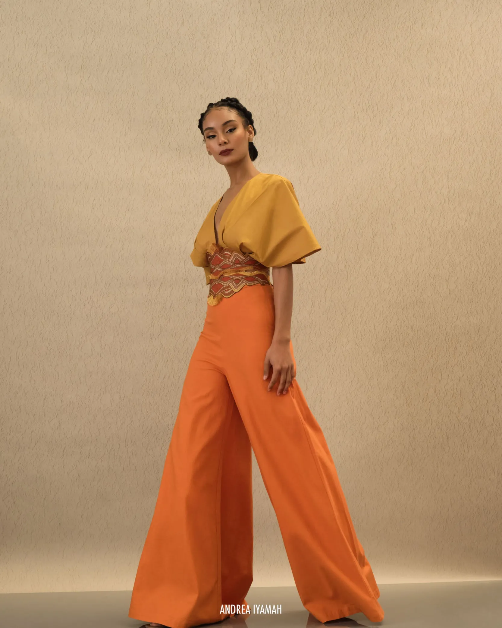 Ilo Pants-Clay<Andrea Iyamah Hot