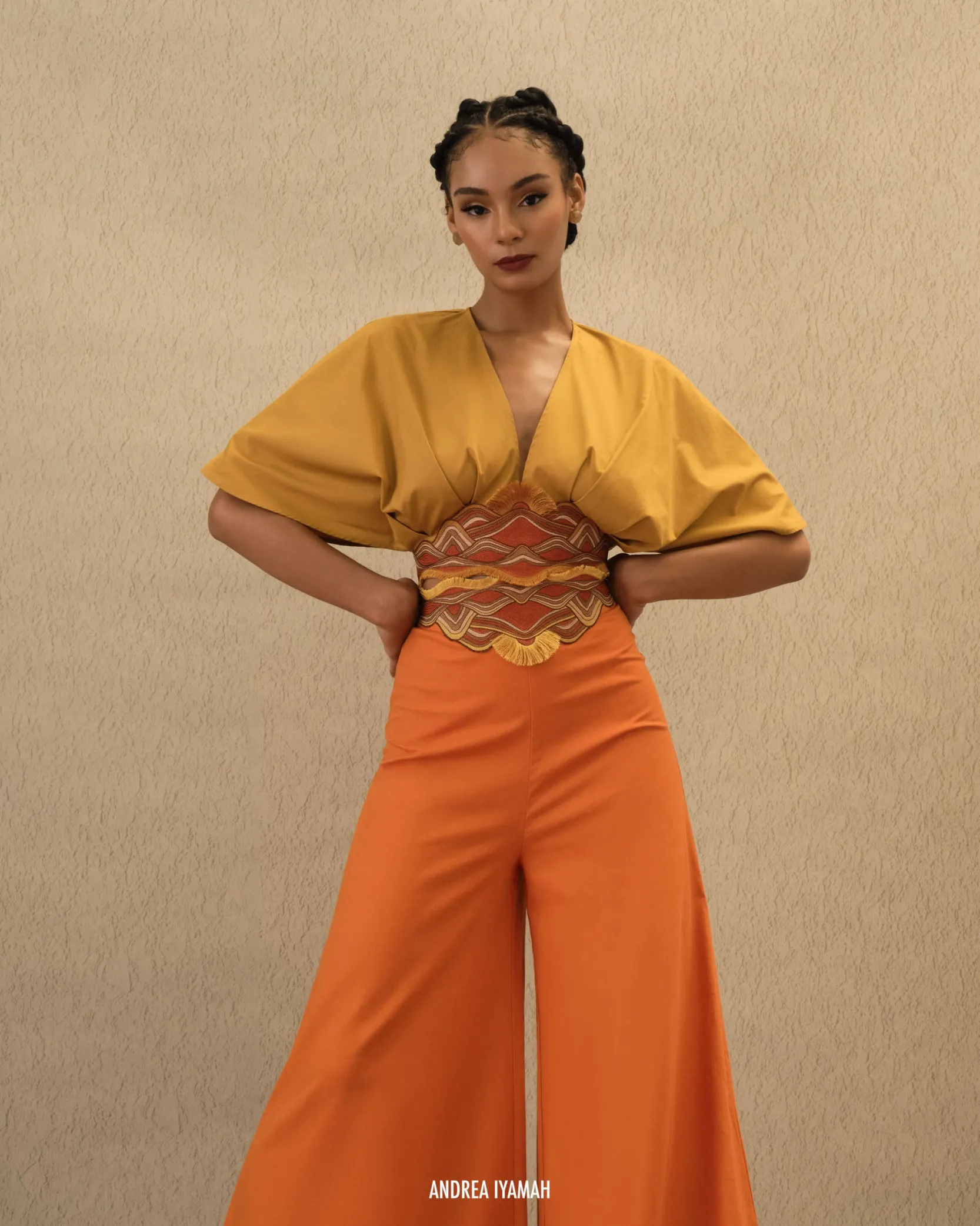 Ilo Pants-Clay<Andrea Iyamah Hot