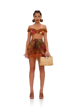 Kokos Shorts-Kola Print<Andrea Iyamah Outlet