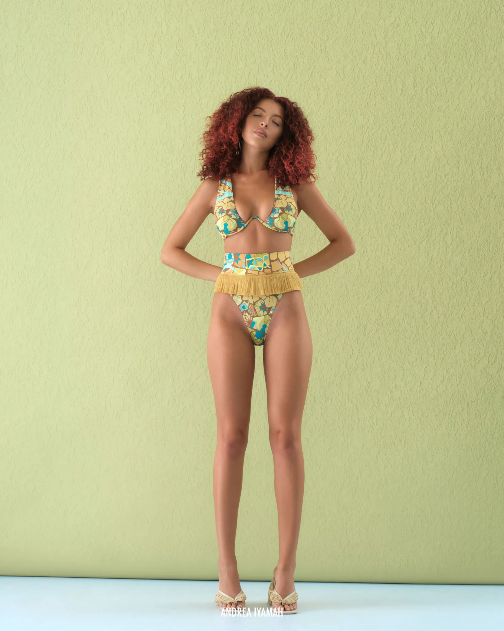 Lasa Bikini-Ilia Ii Print<Andrea Iyamah Clearance