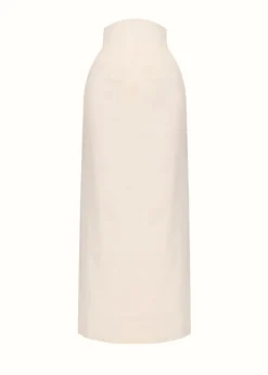 Lino Corset Skirt-Limestone<Andrea Iyamah Clearance