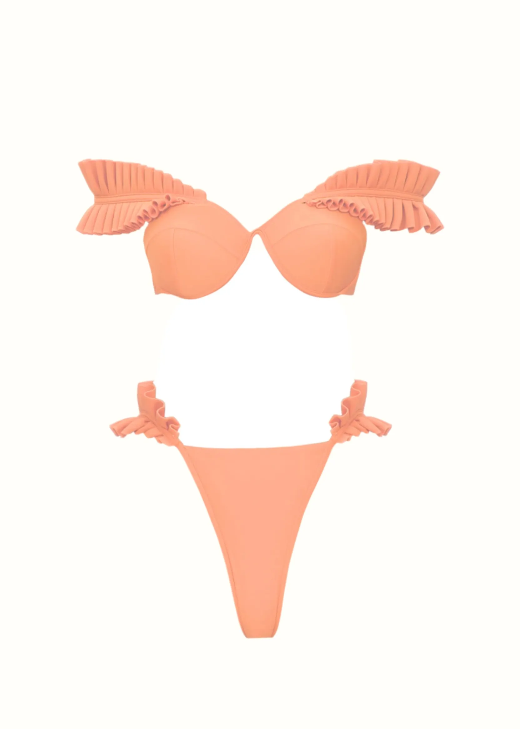 Mulan Bikini-Peach<Andrea Iyamah Best Sale