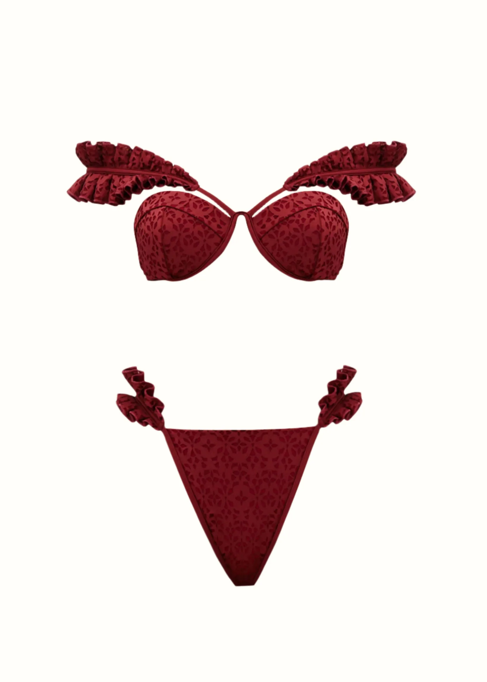Mulan Bikini-Wine<Andrea Iyamah Fashion