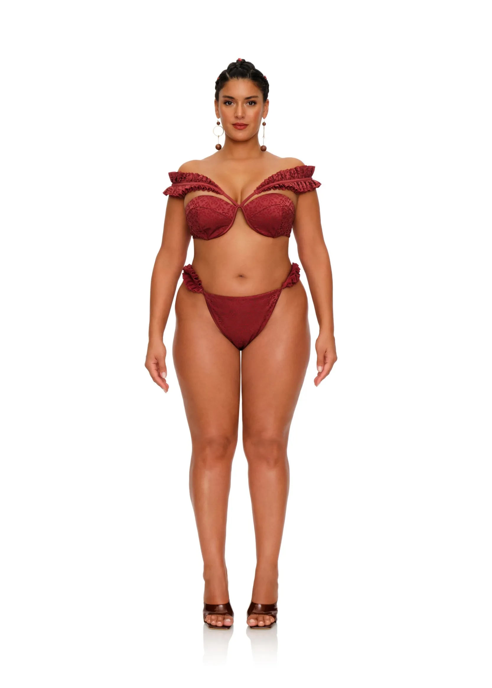 Mulan Bikini-Wine<Andrea Iyamah Fashion