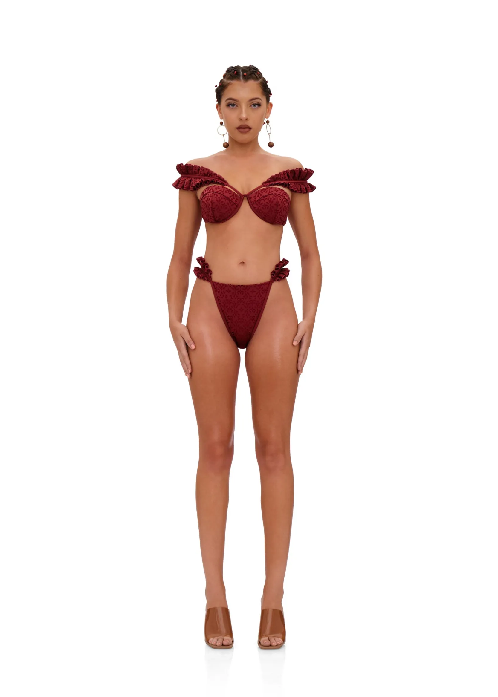 Mulan Bikini-Wine<Andrea Iyamah Fashion