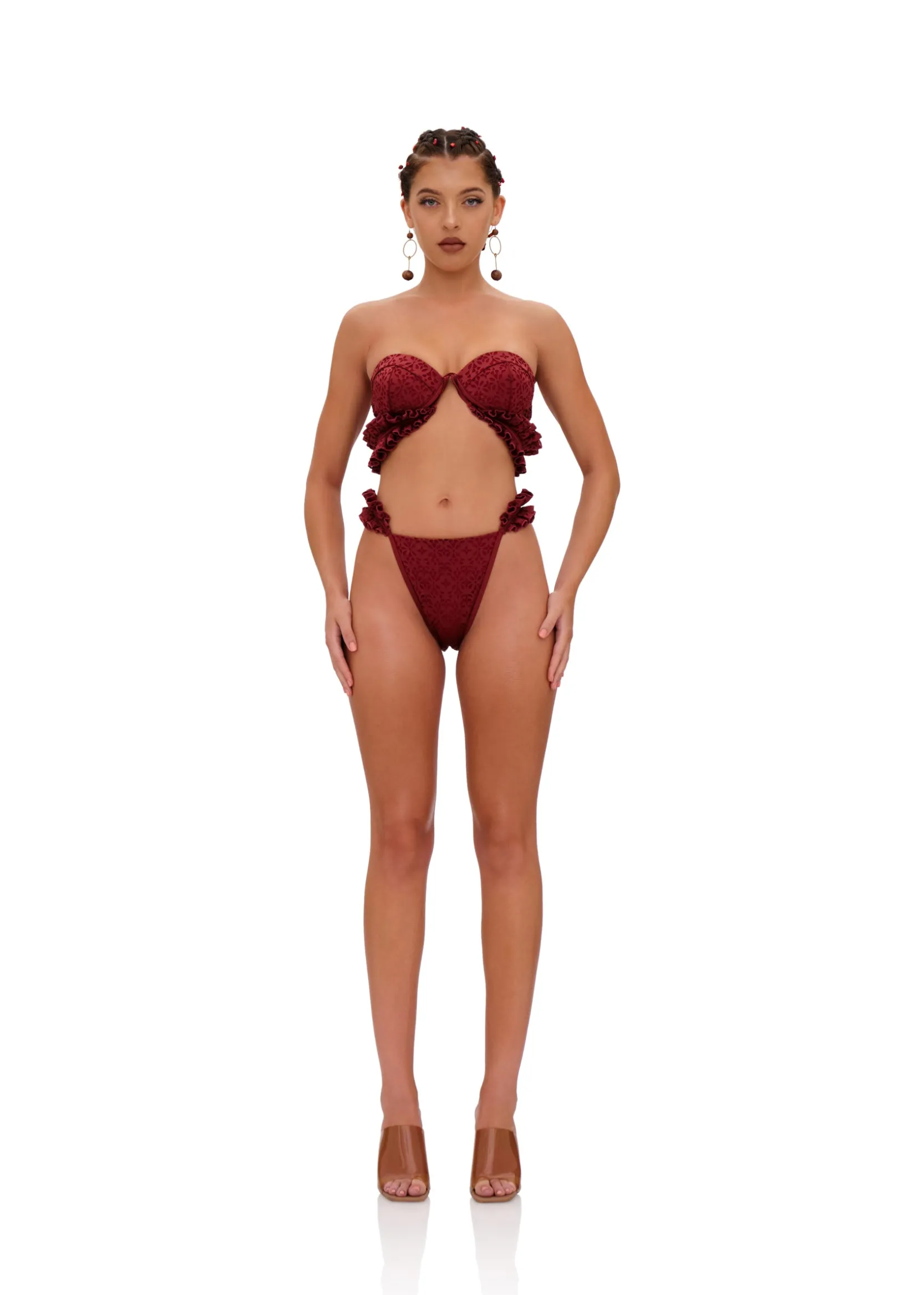 Mulan Bikini-Wine<Andrea Iyamah Fashion