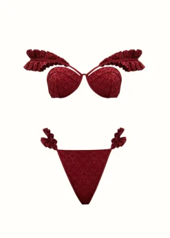 Mulan Bikini-Wine<Andrea Iyamah Best