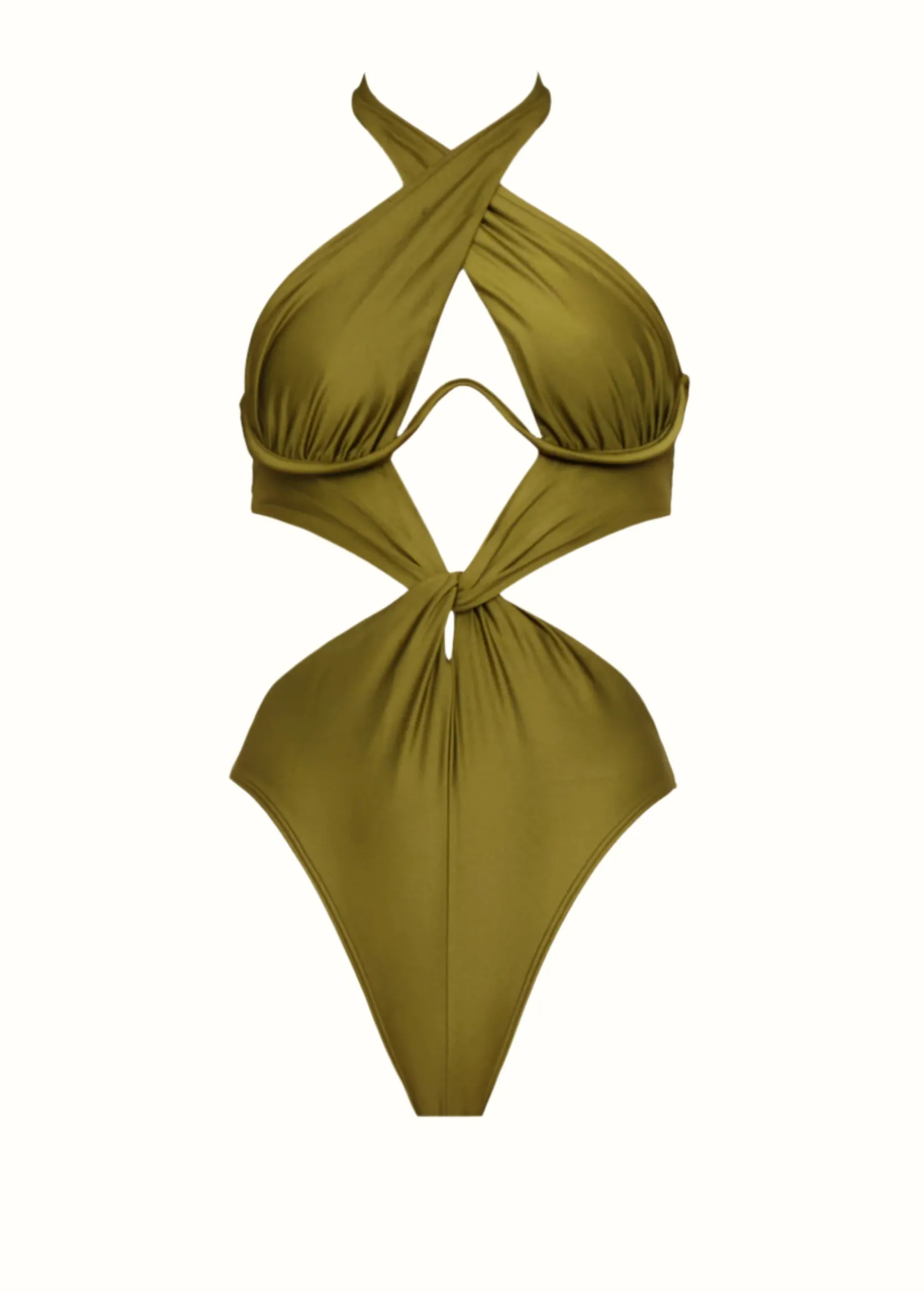 Nayo One Piece Swimsuit-Emerald<Andrea Iyamah New