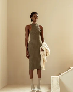 Nesi Jade Knit Midi Dress<Andrea Iyamah New