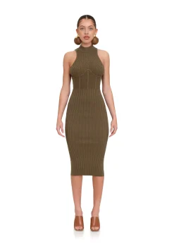 Nesi Jade Knit Midi Dress<Andrea Iyamah Fashion