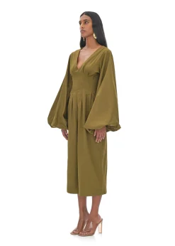 Nia Culotte Olive Jumpsuit<Andrea Iyamah Flash Sale