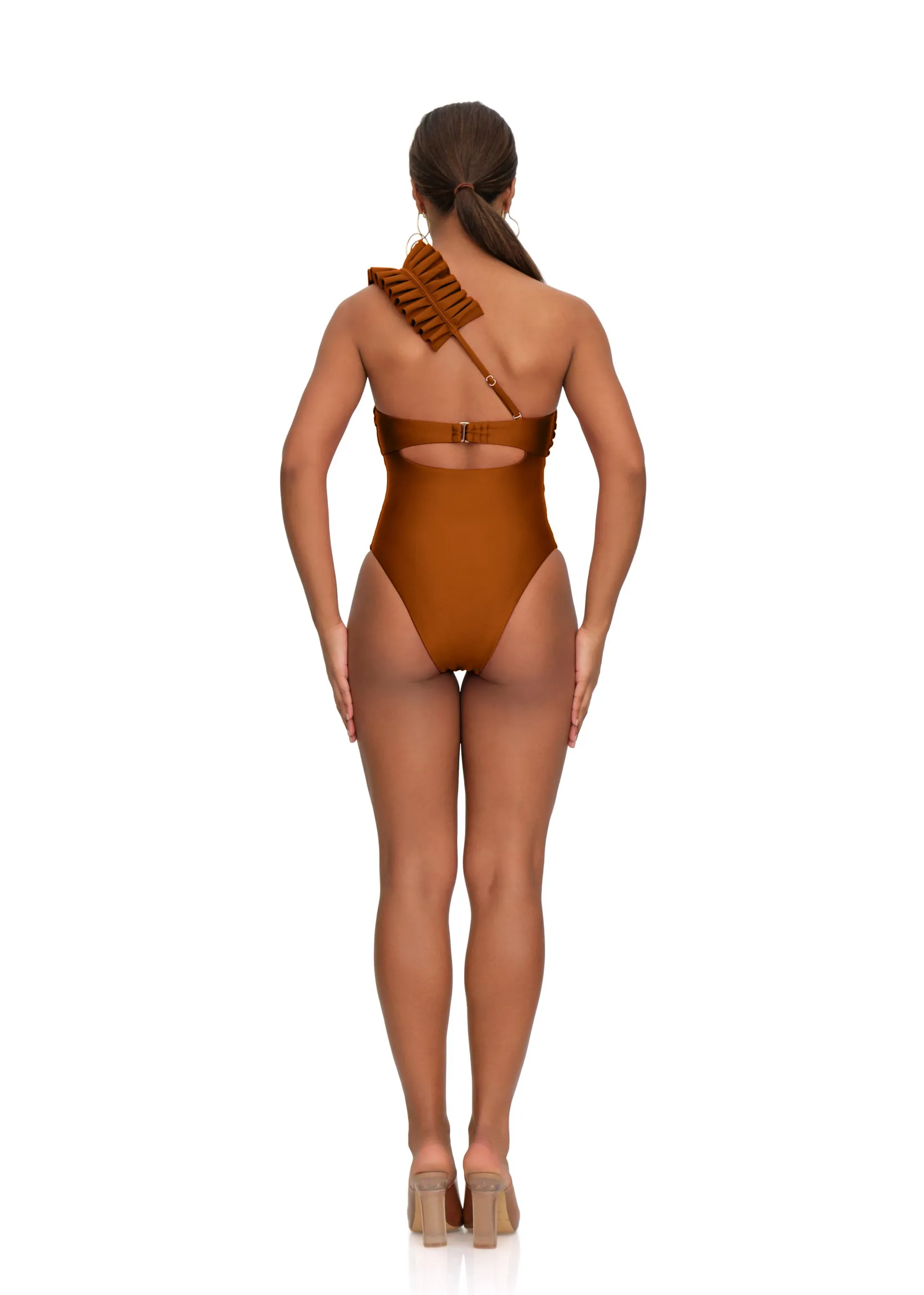Nisi One Piece Swimsuit-Sand<Andrea Iyamah Hot