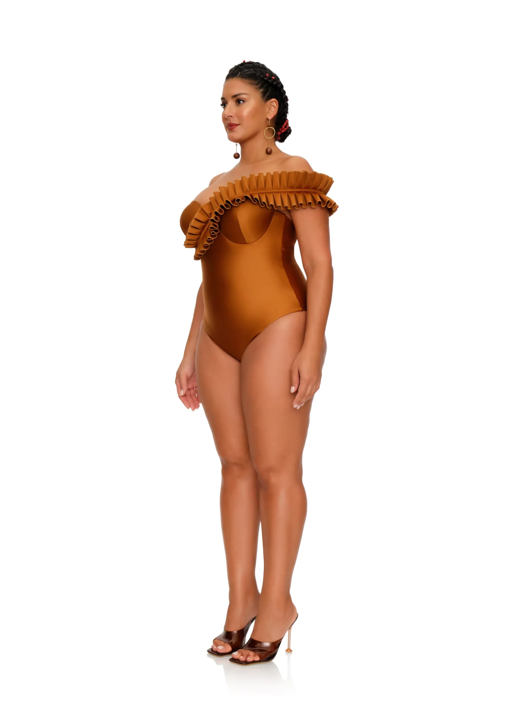 Nisi One Piece Swimsuit-Sand<Andrea Iyamah Hot
