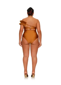 Nisi One Piece Swimsuit-Sand<Andrea Iyamah Hot