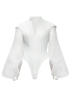 Odon Bubble Sleeve Leotard<Andrea Iyamah Discount