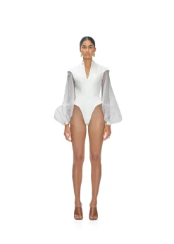 Odon Bubble Sleeve Leotard<Andrea Iyamah Fashion