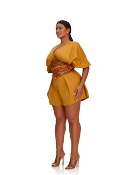 Olla Crop Top-Mustard<Andrea Iyamah Best