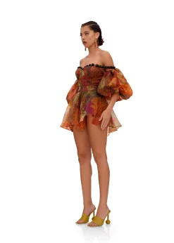 Omma Crop Top-Kola Print<Andrea Iyamah Outlet