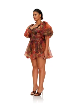 Omma Crop Top-Kola Print<Andrea Iyamah Outlet